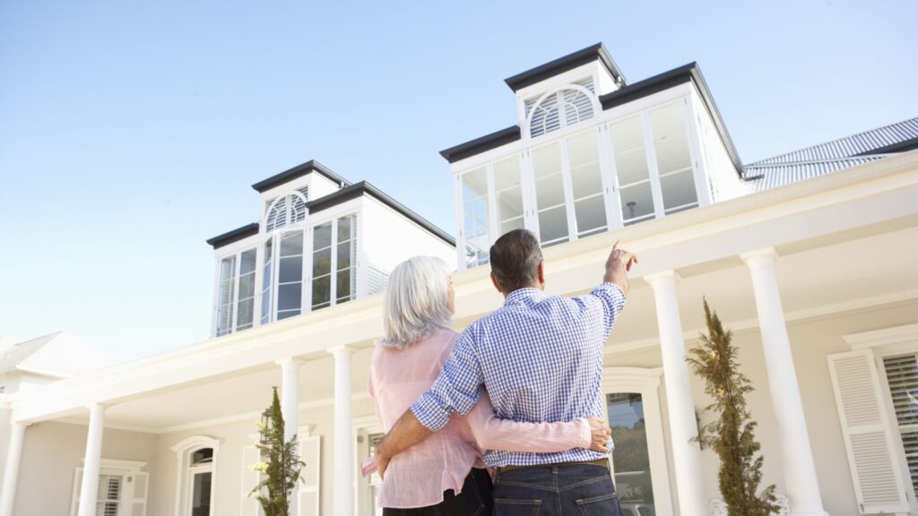 couple seeing their dream home